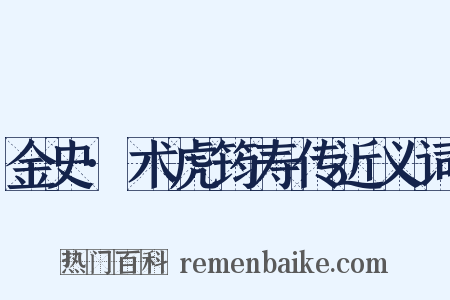金史·术虎筠寿传近义词是什么意思的图片